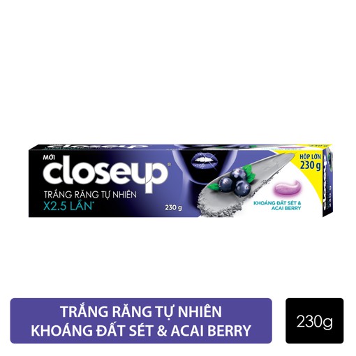 Kem đánh răng Closeup vị dừa thơm mát 230g (đủ 4 mùi best seller)