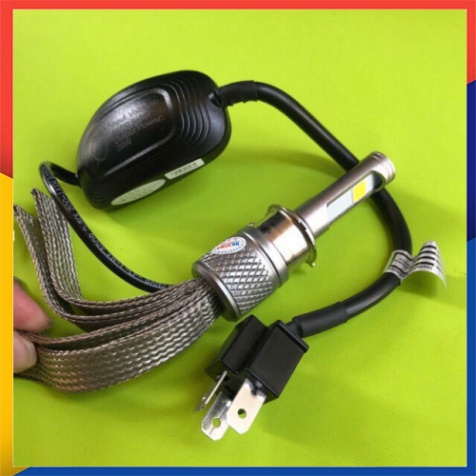 ĐÈN LED M02J CHÂN H4 CHÍNH HÃNG (ĐỦ 25W ) CHO XE MÁY