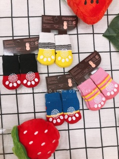 ❤️🐶TẤT LEN CHO CHÓ MÈO (SET 4 CHIẾC) 🐶❤️