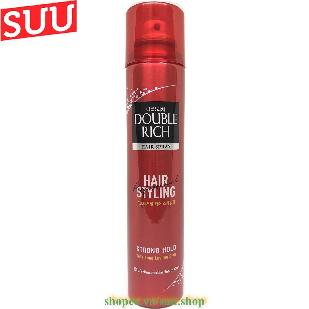 Keo Xịt Giữ Nếp Tóc Double Rich Hair Spray 170ML suu.shop cam kết 100% chính hãng