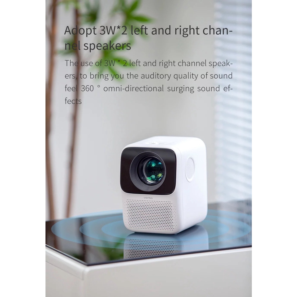 Máy Chiếu Thông Minh Xiaomi Wanbo T2 Max - Bản Quốc Tế - Bảo Hành 12 Tháng