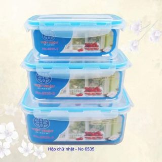 Hộp chữ nhật để đồ tủ lạnh việt nhật