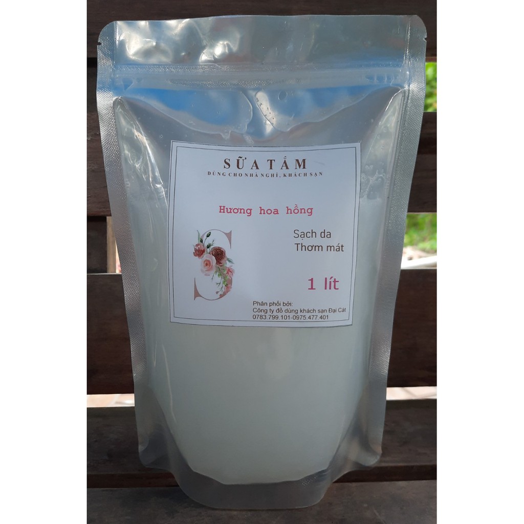 1 Lít dầu gội/ sữa tắm dạng lít dành cho nhà nghỉ, khách sạn
