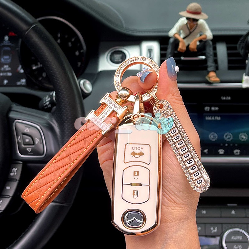 Vỏ Chìa Khóa Điều Khiển Từ Xa Cho Mazda 2 3 6 BL BM GJ Atenza Axela Demio CX-5 CX7 CX9 CX3 CX-3 CX5 MX5 KE Kfless