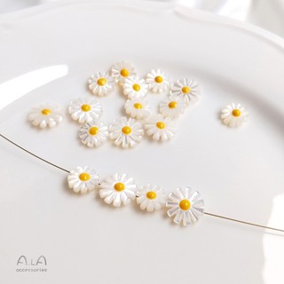 Hạt Ngọc Trai Tự Nhiên Hình Hoa Cúc / Vỏ Sò Dùng Làm Trang Sức diy