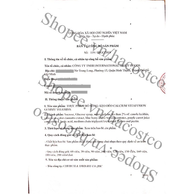 [Mã SR14MAY5 giảm 20K đơn 50K] Kẹo canxi vitamin D3 Vitafusion Date 8-22 | BigBuy360 - bigbuy360.vn