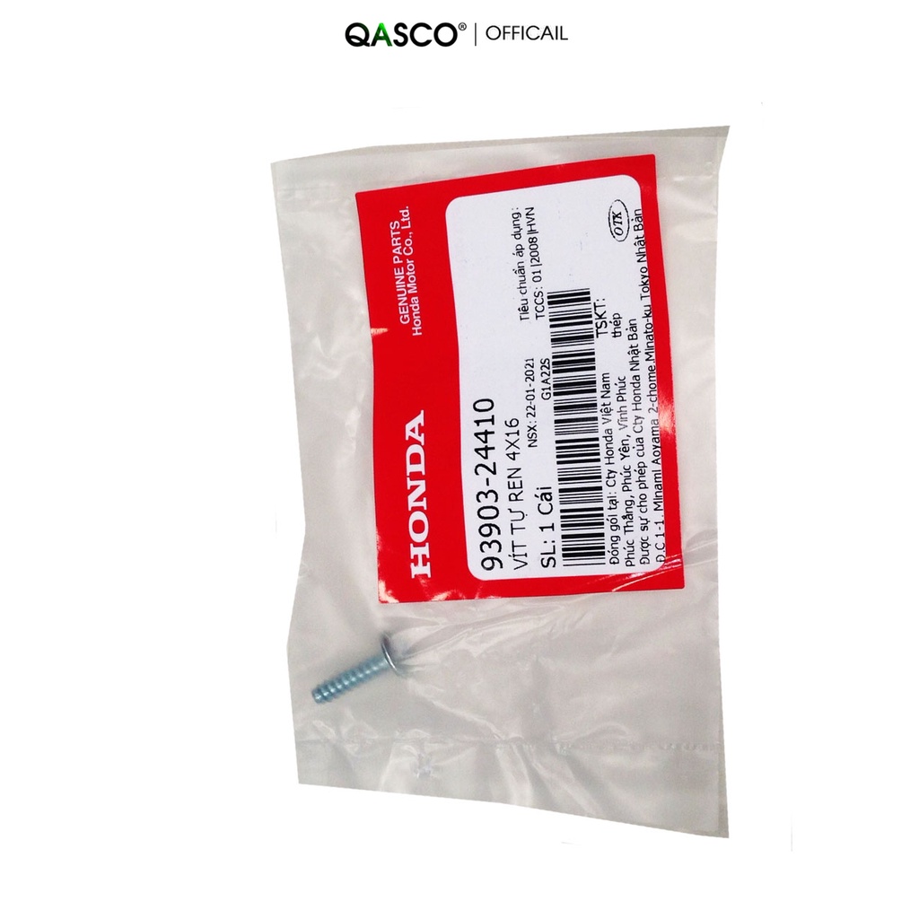 Vít tự ren HONDA 4x16 dùng chung nhiều xe