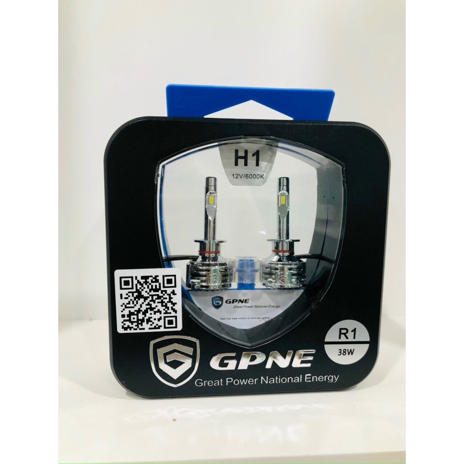 Bộ 02 bóng đèn led ô tô GPNE R1 siêu sáng có canbus chân H4, 9005, 9006, H7, H1, H11, 9012