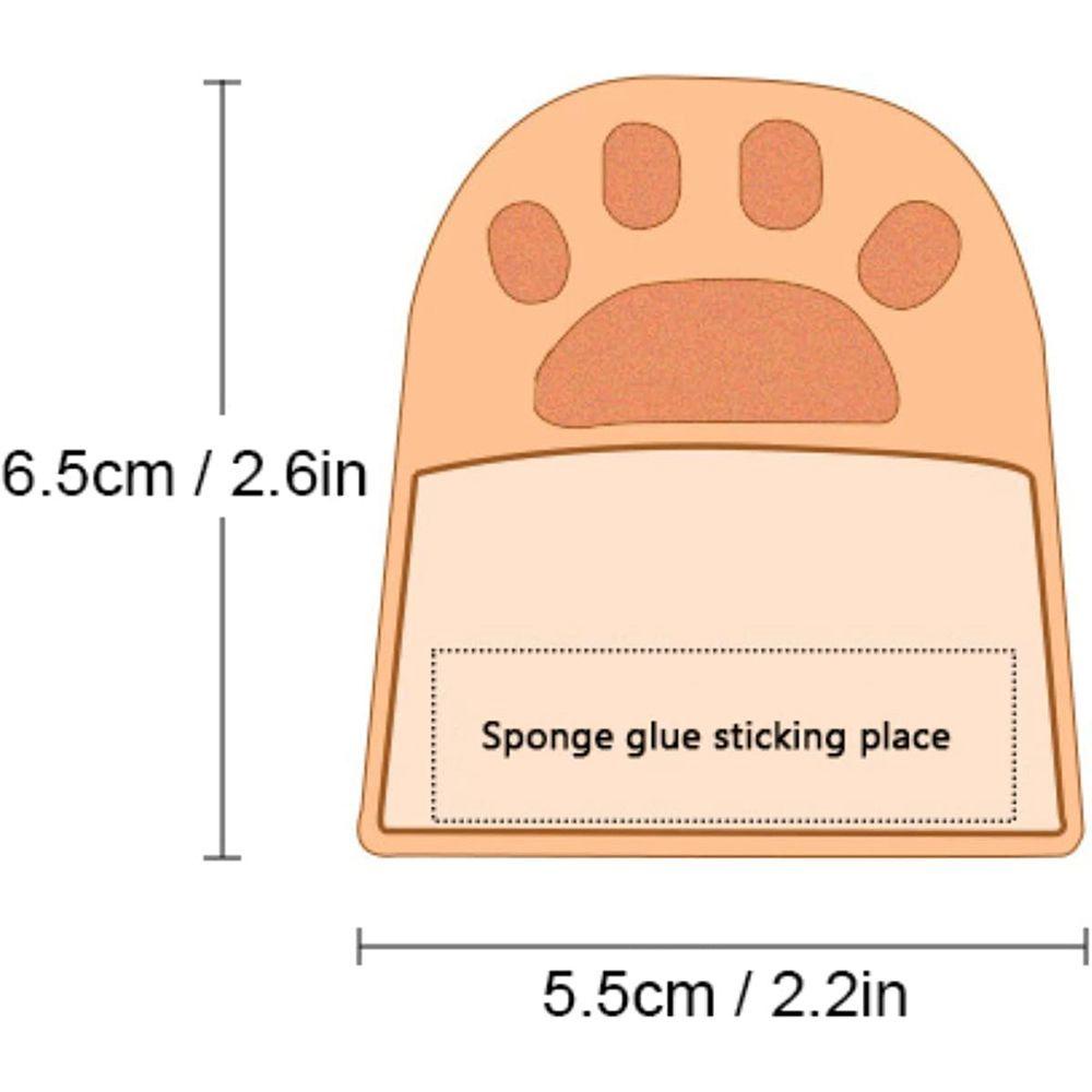 HARRIETT Dụng Cụ Nâng Bệ Ngồi Toilet Hình Chân Mèo Dễ Thương Tiện Dụng