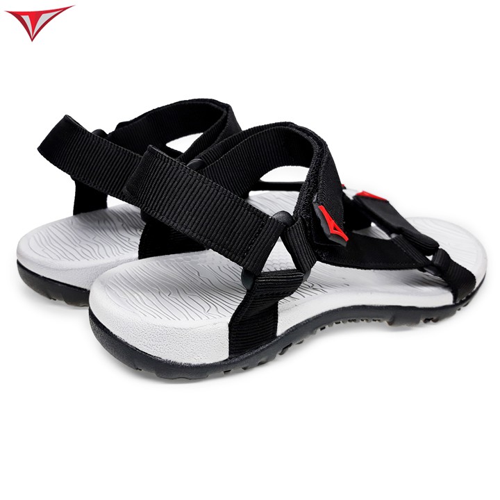 Giày sandal nam Việt Thủy quai chéo đen - VT08