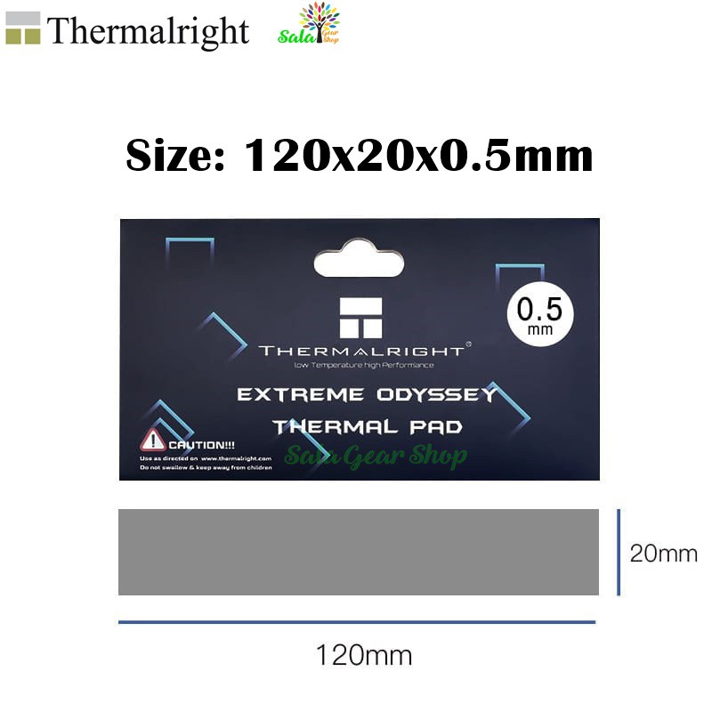 Pad tản nhiệt Thermalright Odyssey Thermal Pad 120x20x0.5mm