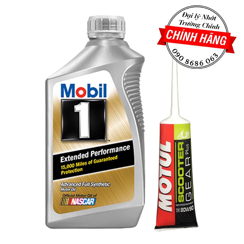 COMPO NHỚT MOBIL 1 5W30+ NHỚT HỘP SỐ MOTUL