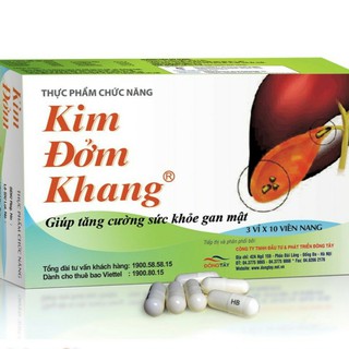 KIM ĐỞM KHANG + QUÀ TẬNG CỦA HÃNG (tăng cường sức khỏe gan mật)