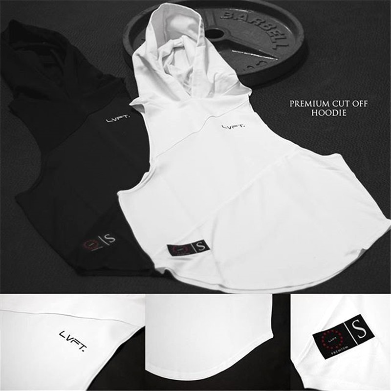 Áo Ba Lỗ Thể Thao Có Nón Nhanh Khô Năng Động Cho Nam