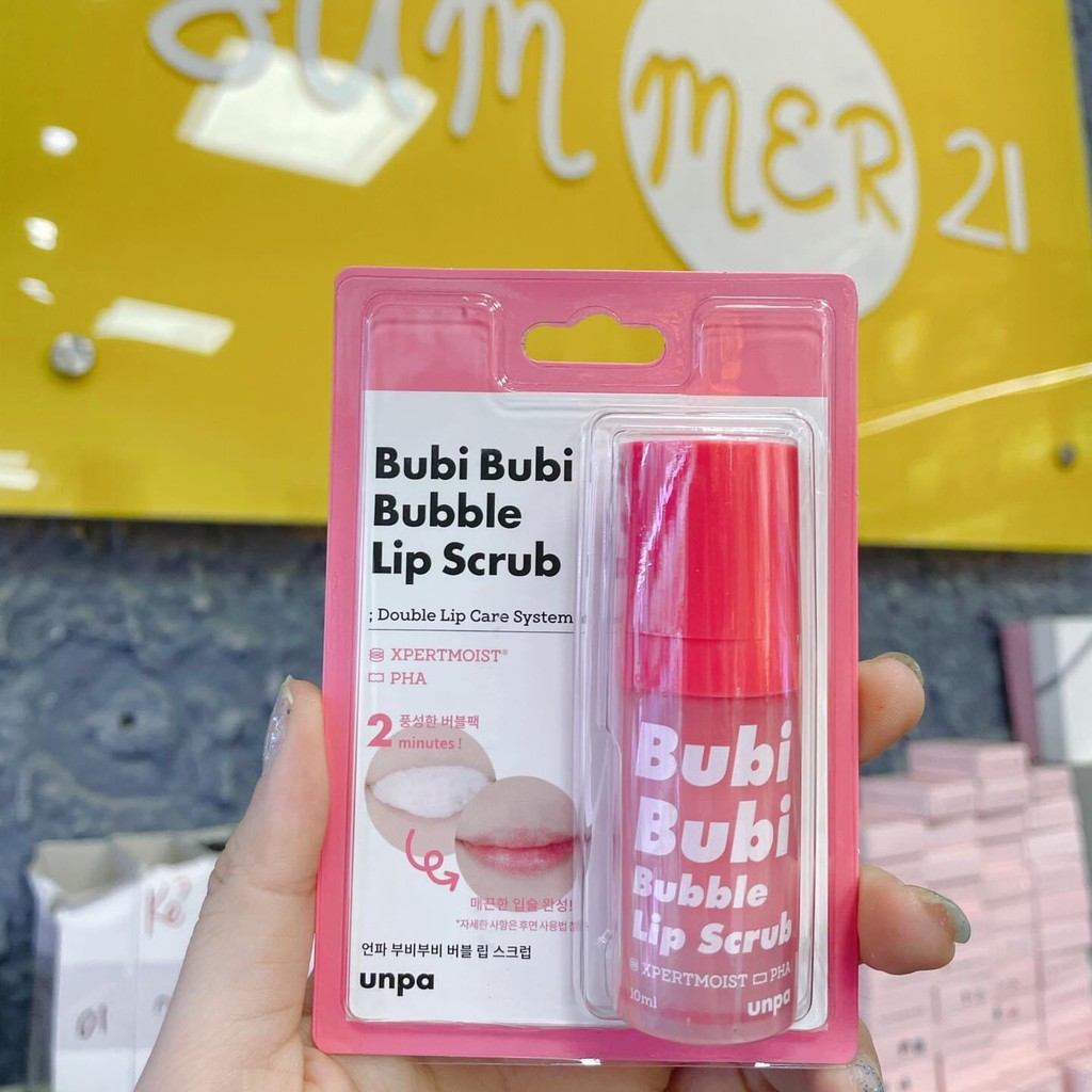 ♥️ Tẩy da chết môi Bubi Bubi Lip mẫu mới nhất 2021 (10ml date 2024)