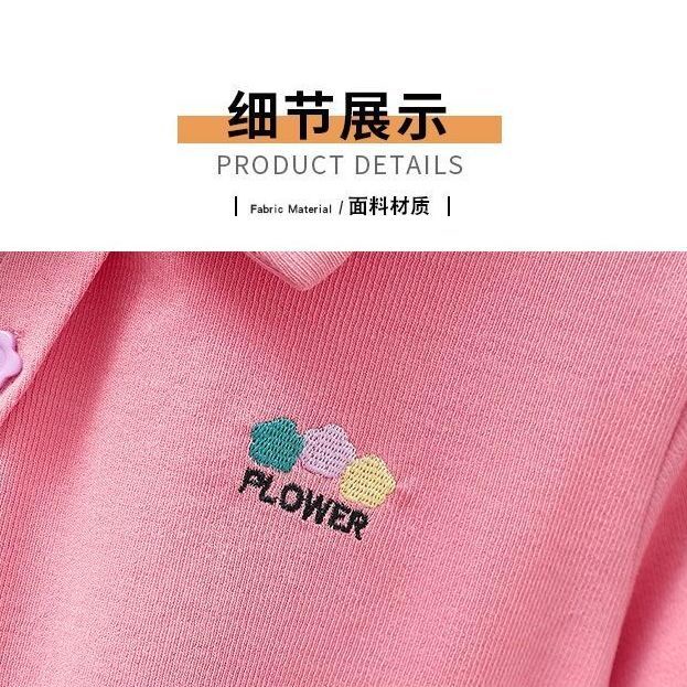 Áo Thun Polo Tay Ngắn Bằng Cotton Nguyên Chất 2022 Thời Trang Mùa Hè Hàn Quốc Dành Cho Bé Gái