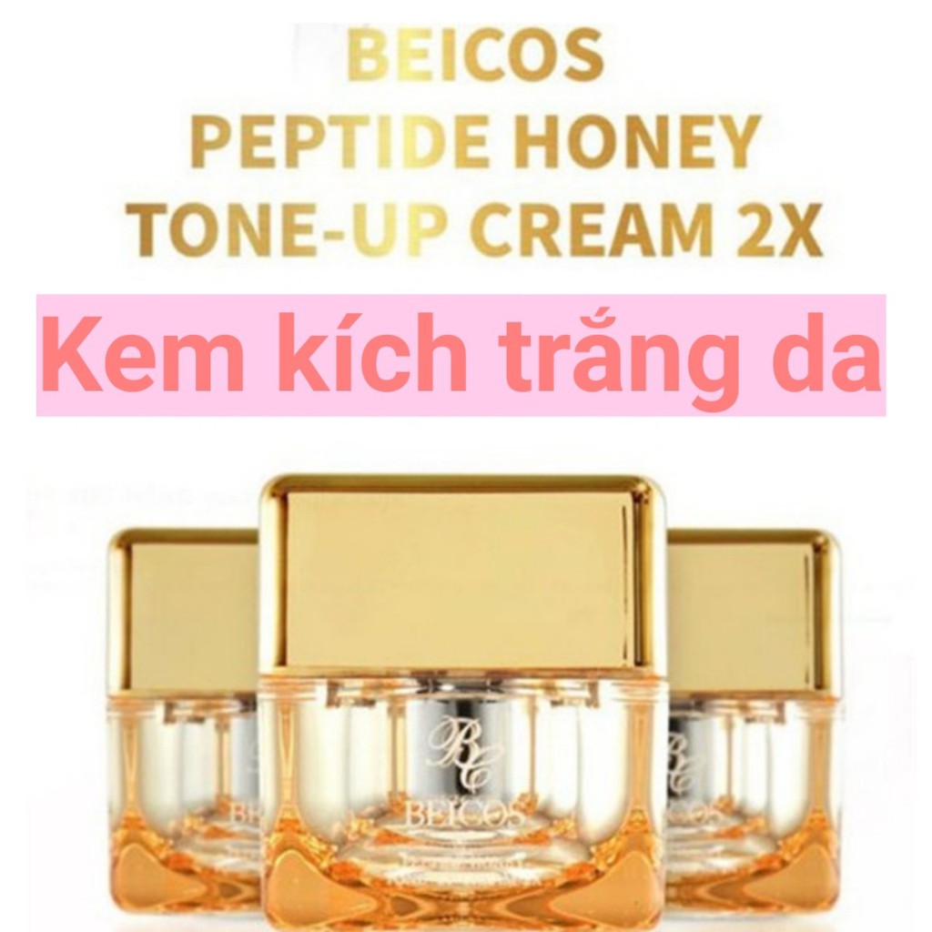 Kem Dưỡng Kích Trắng Beicos Peptide Honey Tone Up Cream