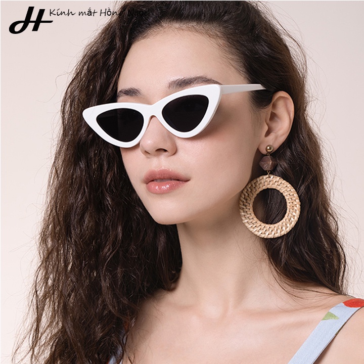 Kính thời trang nữ cá tính, kính Retro phong cách Hàn Quốc, mắt kính đen làm mát mắt khi đi nắng [M01]