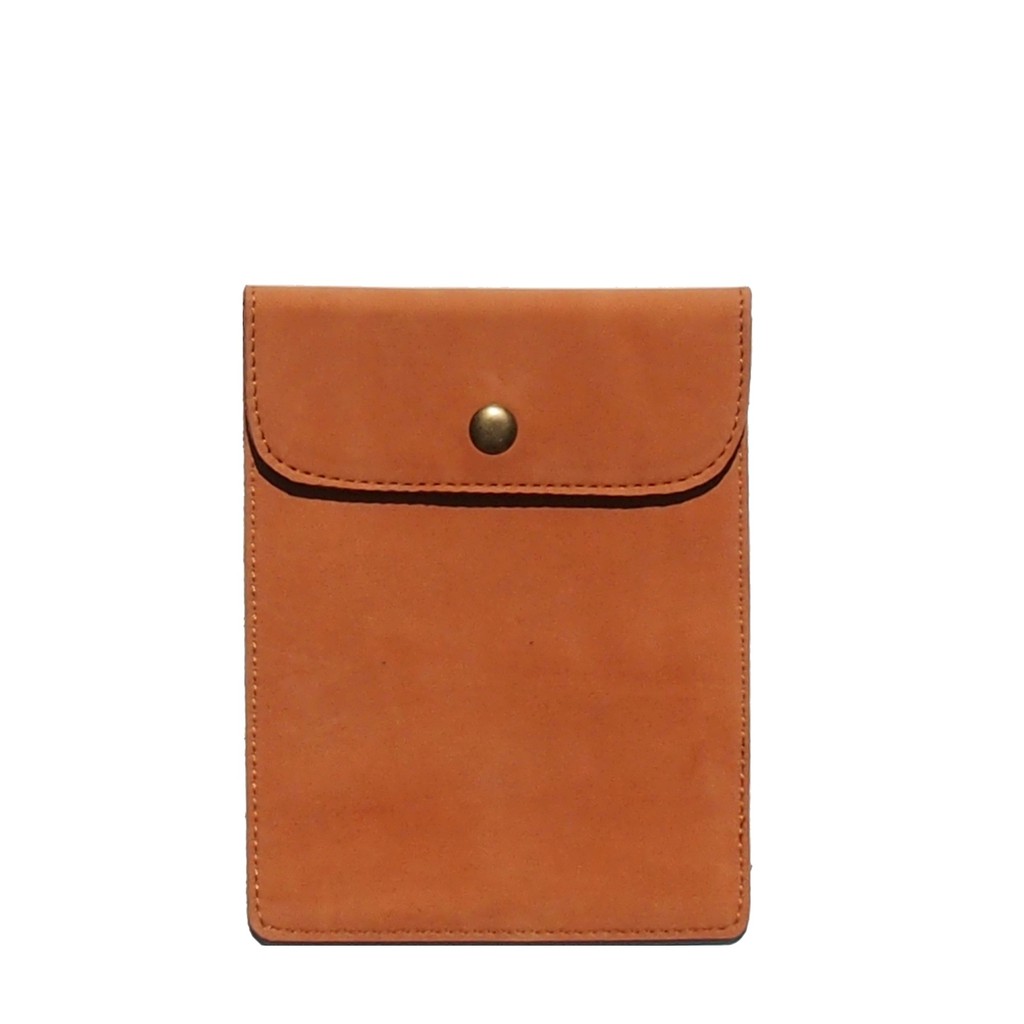 Ví da thật đựng giấy đăng kiểm xe ô tô V07 - Nâu