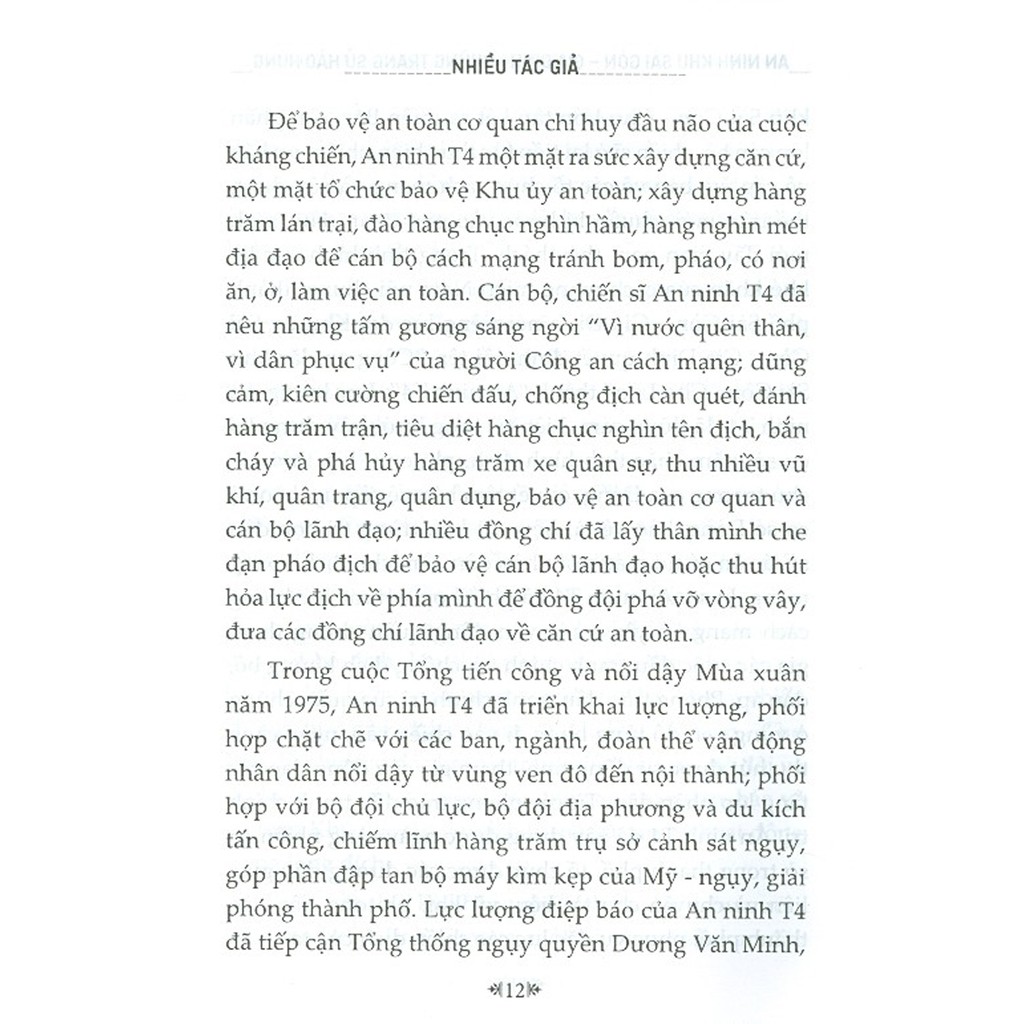 Sách - An Ninh Khu Sài Gòn - Gia Định: Những Trang Sử Hào Hùng