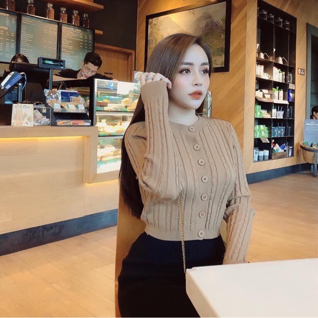 ÁO LEN THỪNG CÀI KHUY SIÊU XINH❤️❤️❤️