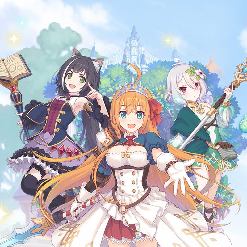 Vòng Tay Silicon Hóa Trang Nhân Vật Anime Princess Connect! Re:Dive Kyaru Natsume Kokoro Eustiana von Astraea