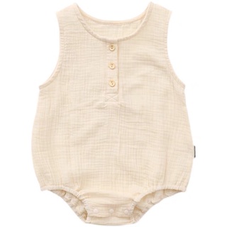 Bodysuit vải đũi siêu mềm mát cho bé
