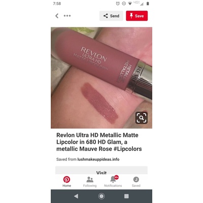 Son Revlon Ultra HD Matte Lipcolor