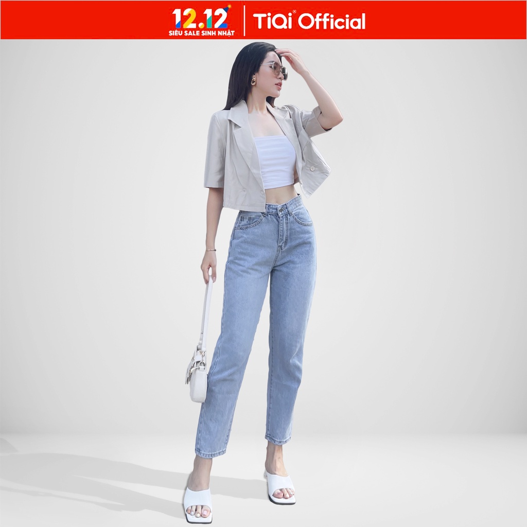 Quần Baggy Jean Trơn Hot Trend  TiQi Jeans B1-211