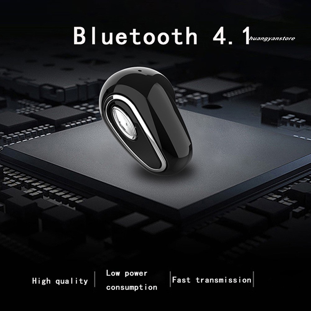 Tai Nghe Nhét Tai Không Dây Kết Nối Bluetooth 4.1 Mini Có Mic