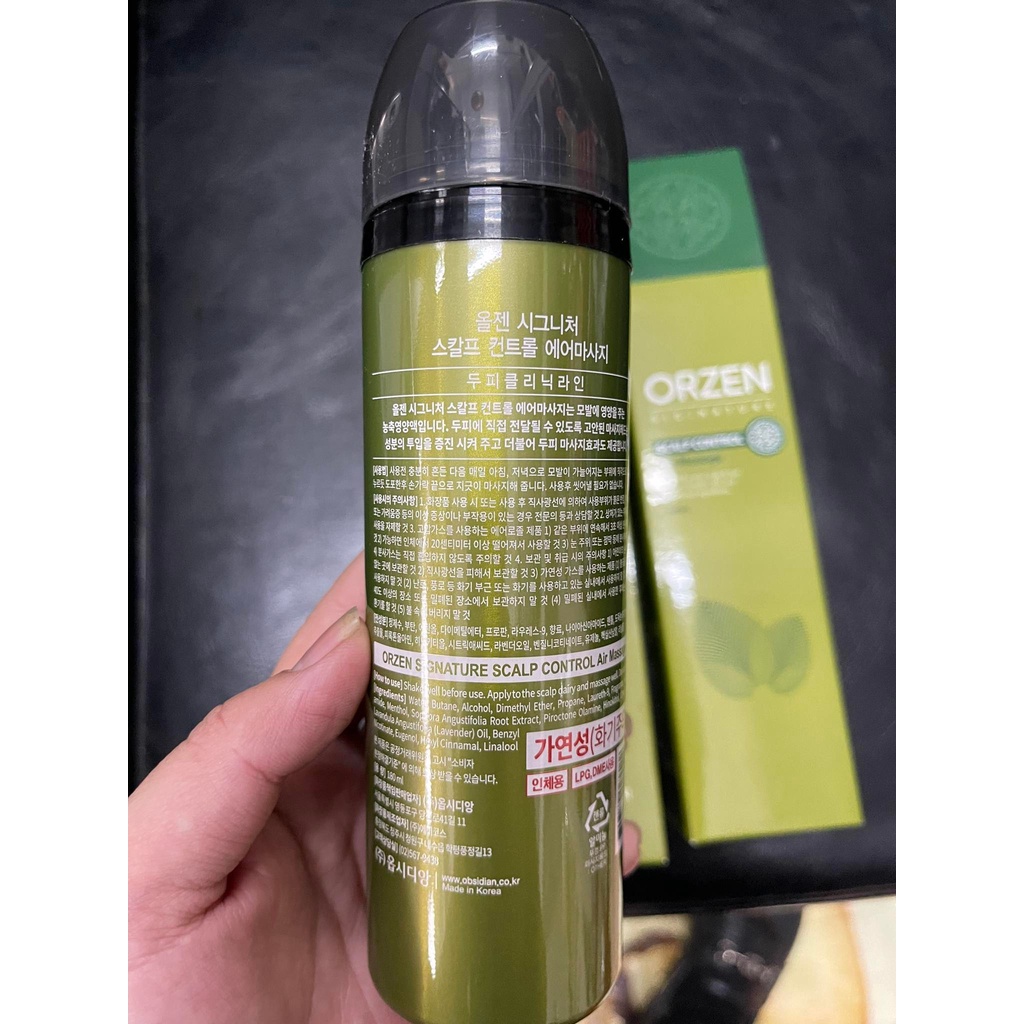 Massage kích thích mọc tóc Orzen Hàn Quốc 180ml