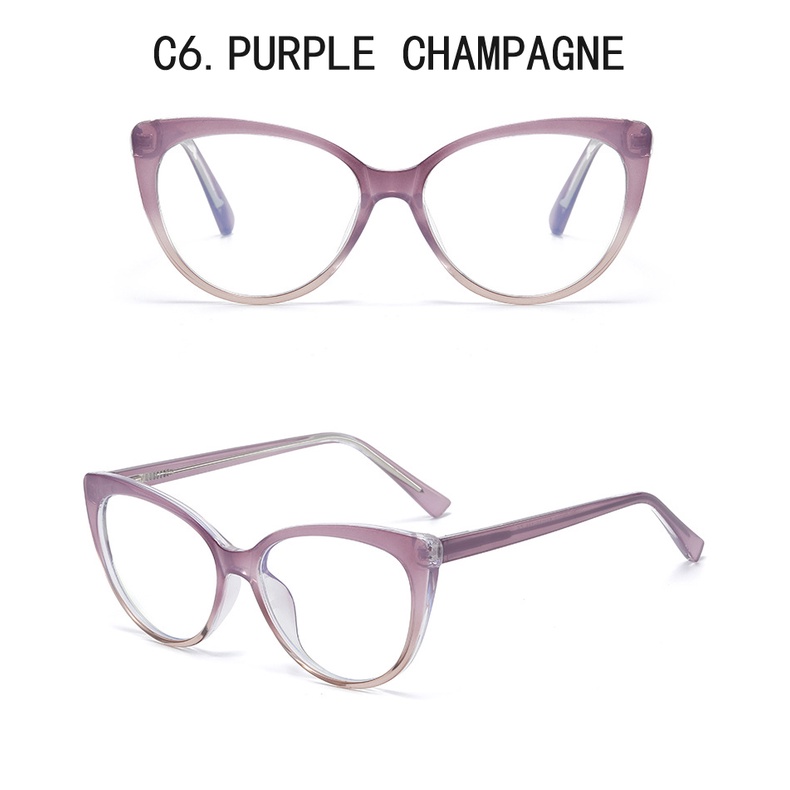 Mắt kính Samjune TR90 chống ánh sáng xanh thời trang dành cho nữ