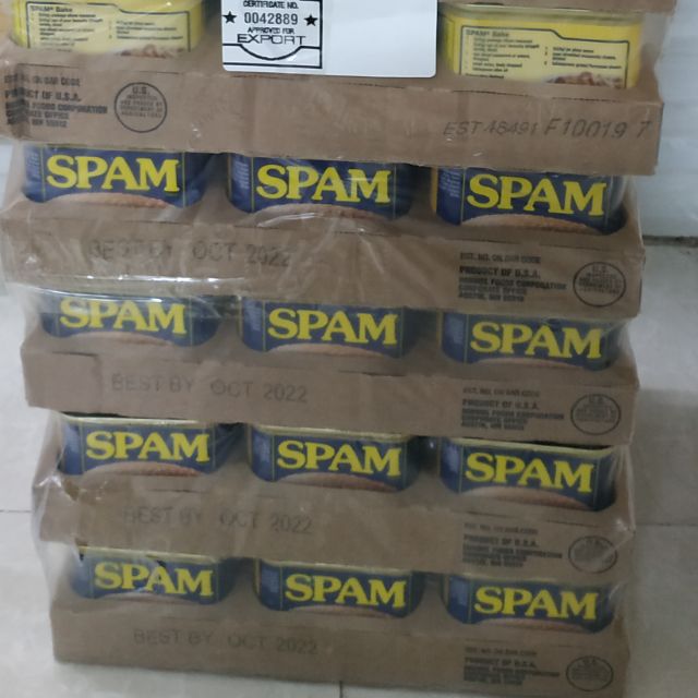 Spam Hamburger - thịt hộp spam