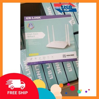 Phát sóng kiêm kích sóng 4 râu LBLink WR450H - Chính hãng bảo hành 24 tháng