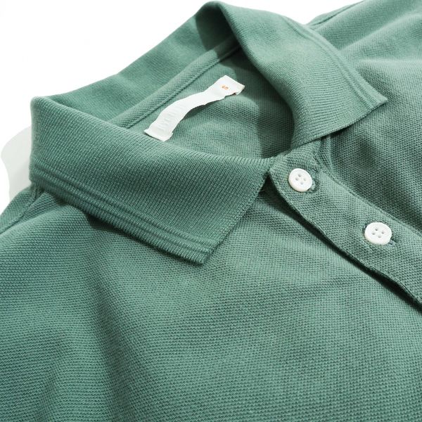 Áo Thun Nam Cao Cấp Polo Màu Xanh Lá Premium Basic Green BY COTTON