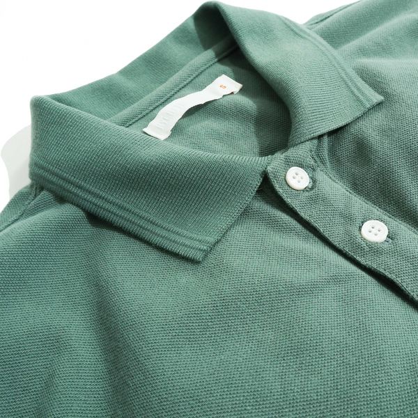 Áo Thun Polo Nam Cổ Bẻ Màu Xanh Lá BY COTTON Premium Basic Green Polo