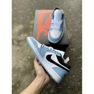 giày air jordan cổ thấp xanh