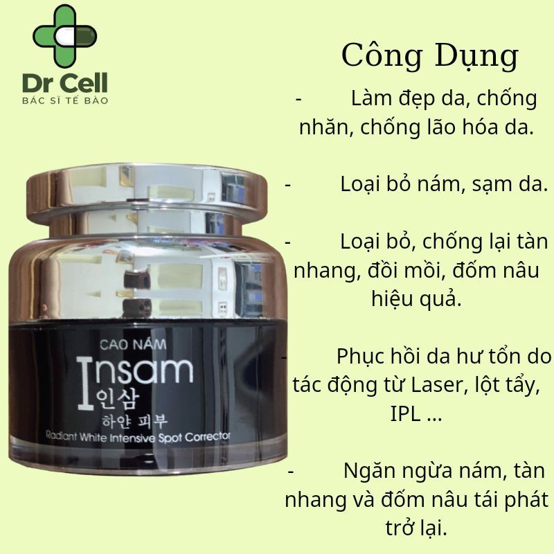 cao nám insam  chính hãng sỉ từ  3- 5 sp ib