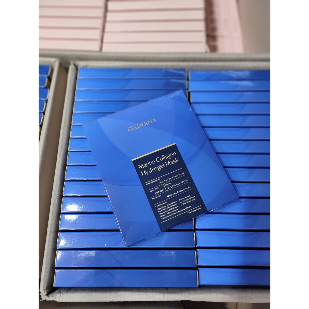 Mặt Nạ Thạch Sinh Học Celderma Ninetalks - Marine Collagen Hydrogel Mask 30g
