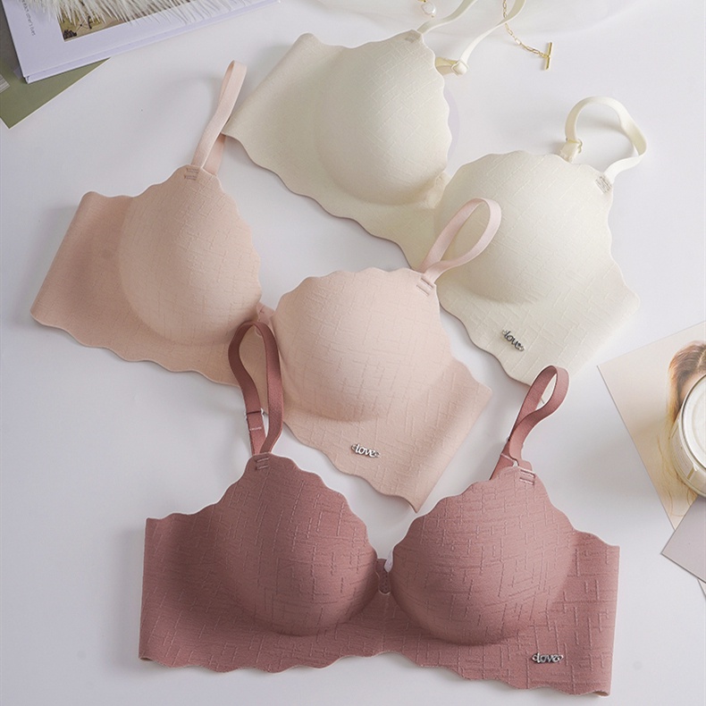 Áo Lót Nâng Ngực Mềm Mại Không Gọng Không Đường May Quyến Rũ Dành Cho Nữ Size 32-38