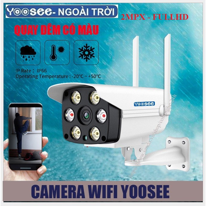 Camera yoose ngoài trời Full HD 1080P 6 led | BigBuy360 - bigbuy360.vn