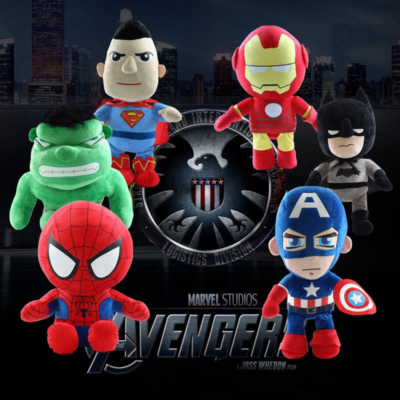 Đồ chơi siêu anh hùng Marvel nhồi bông tùy chọn 25cm