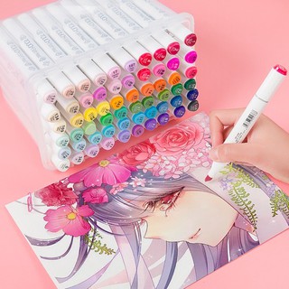 Màu marker Touch Soft Head đời 7 bộ 24/40/60/80/84/120/218 màu kèm quà tặng chính hãng Superior