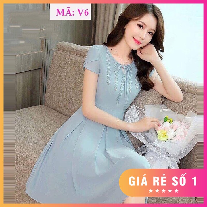 ĐẦM VOAN LỤA PHỐI NGỌC V6