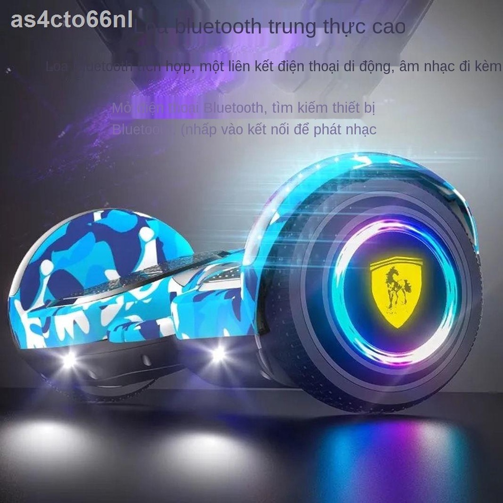 (Mới về)Xe điện tự cân bằng thông minh giá rẻ trẻ em người lớn hai bánh học sinh đi song có tay cầm