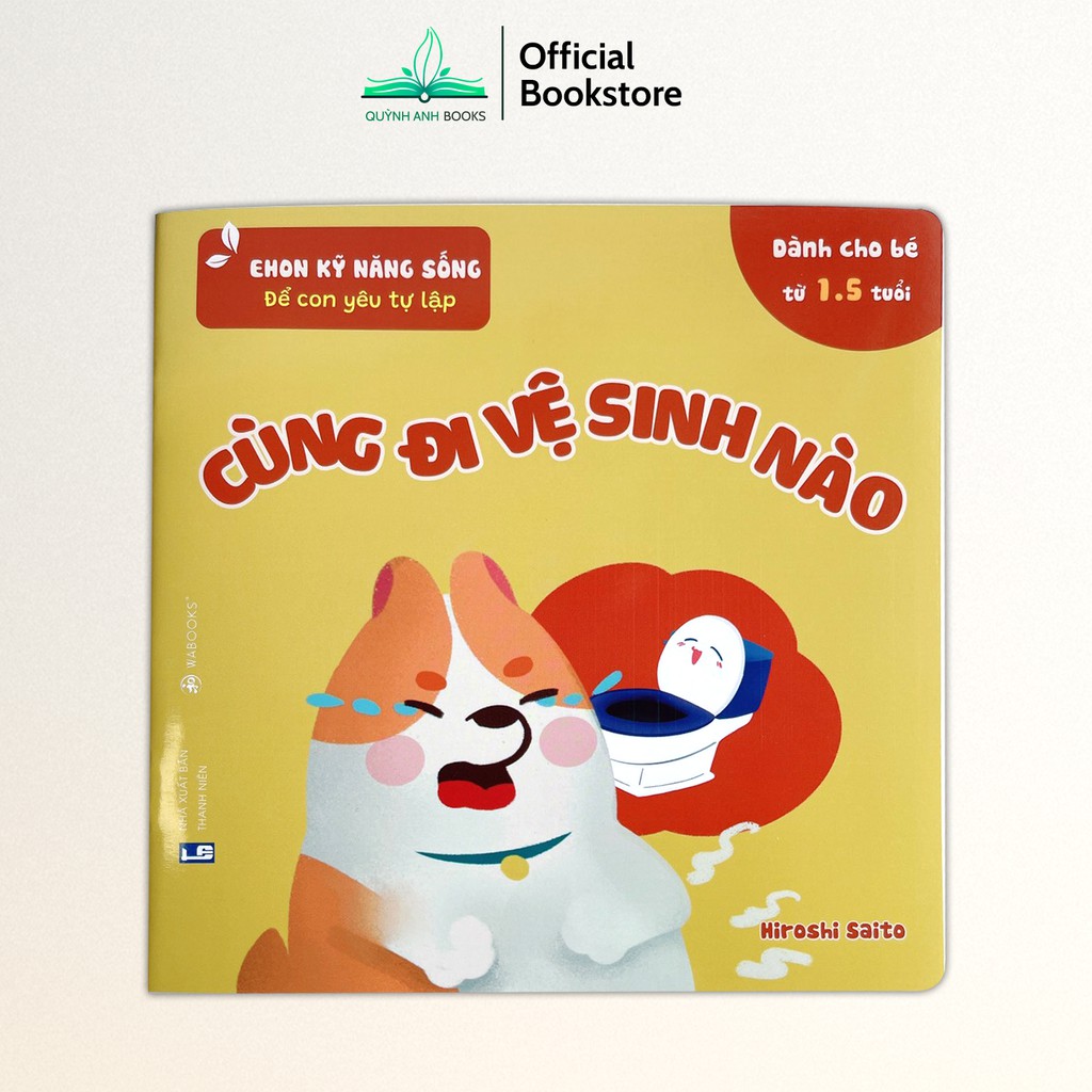 Sách - Ehon Kỹ năng sống Để con yêu tự lập dành cho bé từ 1.5 tuổi (Bộ 4 quyển) - NPH Wabooks