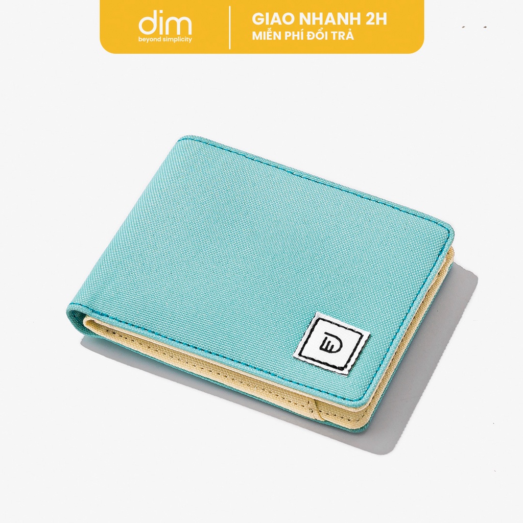 Ví Vải Gập Đôi Unisex DIM Cross Wallet - Ngang (Pastel Color)