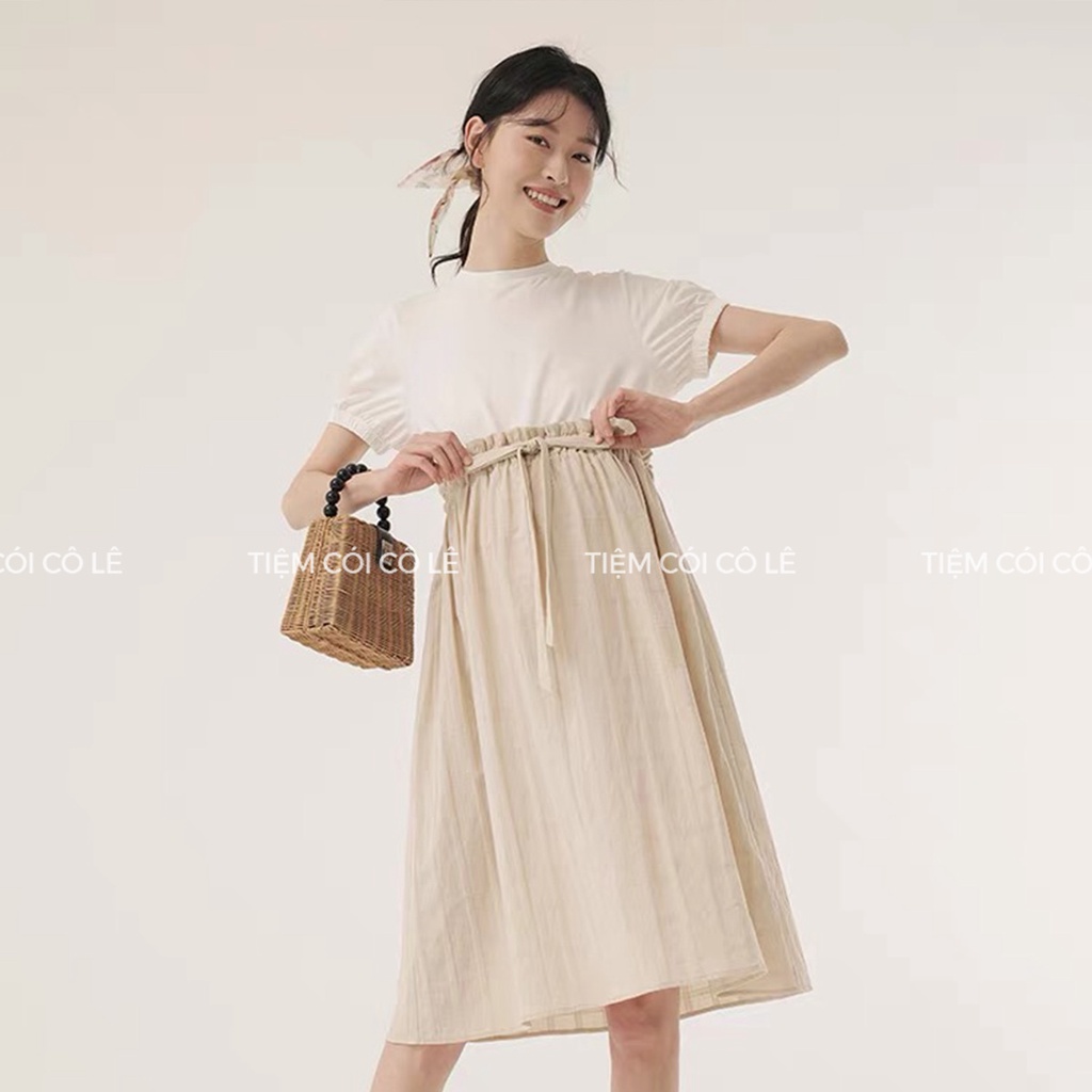 Túi hộp hình vuông, túi vali quai hạt trai đen có nắp cài kiểu dáng vintage - Tiệm Cói Cô Lê