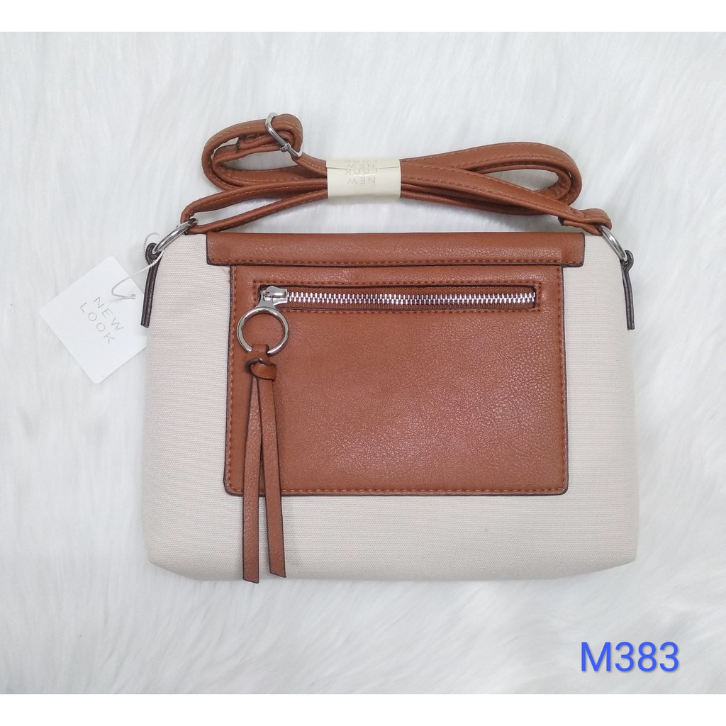 Túi đeo chéo Newlook M383 -xách tay Anh- có bill chính hãng đính kèm link-kích thước 26.5*4*18.5 cm