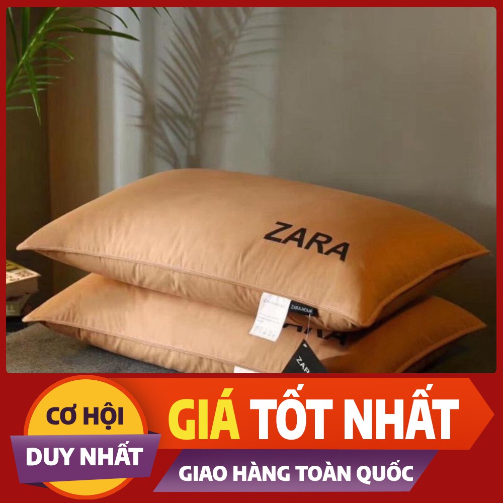 Gối lông vũ nhân tạo ZAZA HOME 50x70cm( 1 đôi)